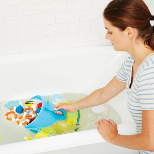 skip hop moby scoop & splash bath toy organizer