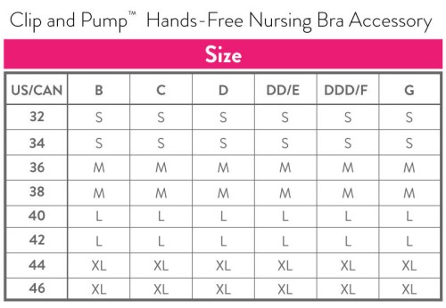 Bravado Clip and Pump Hands-Free Nursing Bra Accessory - Black (XL)