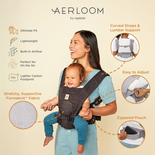 Ergobaby Aerloom Baby Carrier (Sunburst) | Buy online at Tiny Fox